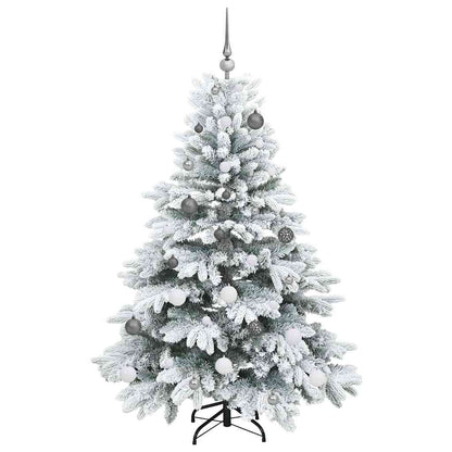 Albero di Natale artificiale con 150 LED Bianco 150 cm PE e PVC