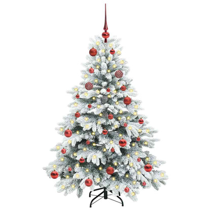 Albero di Natale artificiale con 150 LED Bianco 150 cm PE e PVC