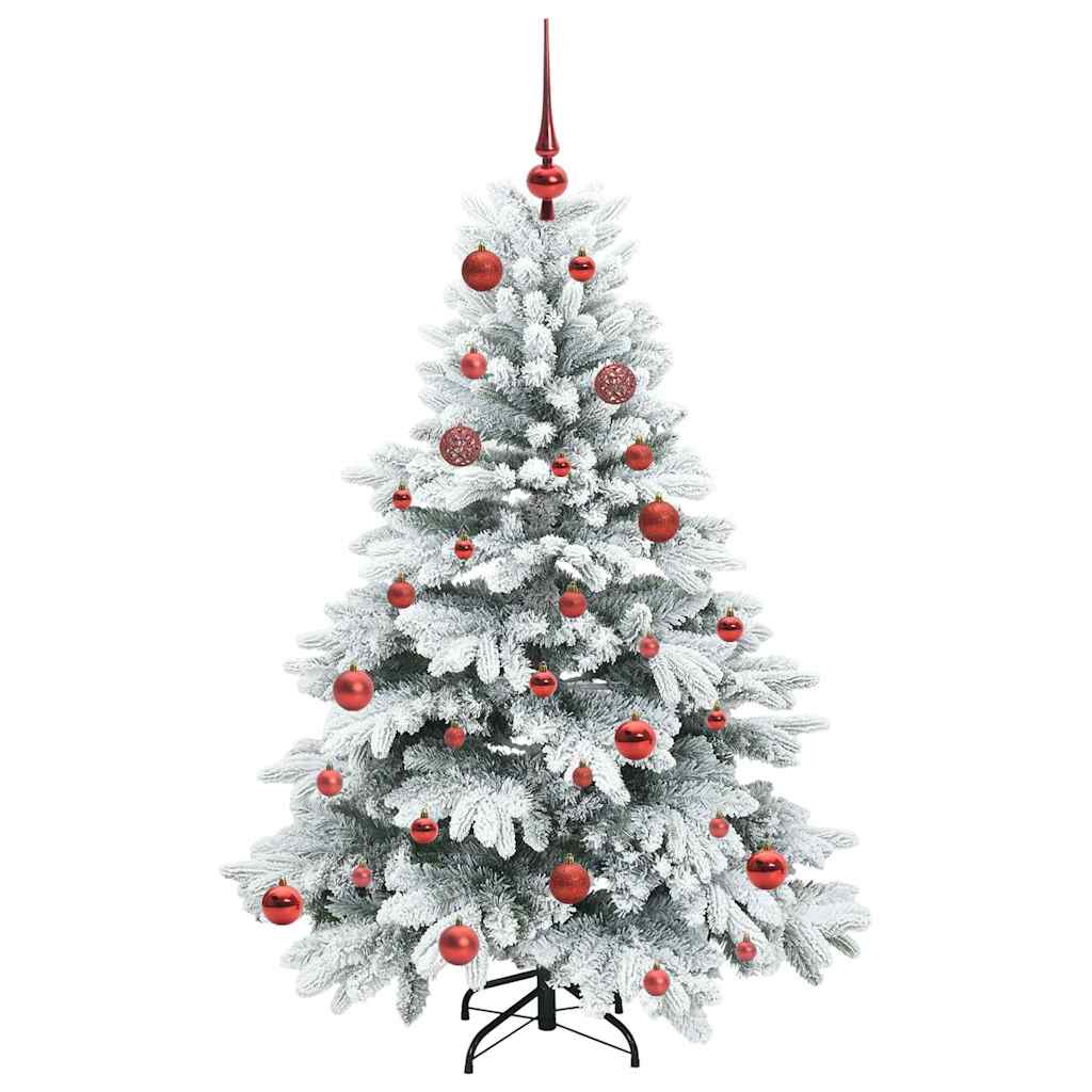 Albero di Natale artificiale con 150 LED Bianco 150 cm PE e PVC