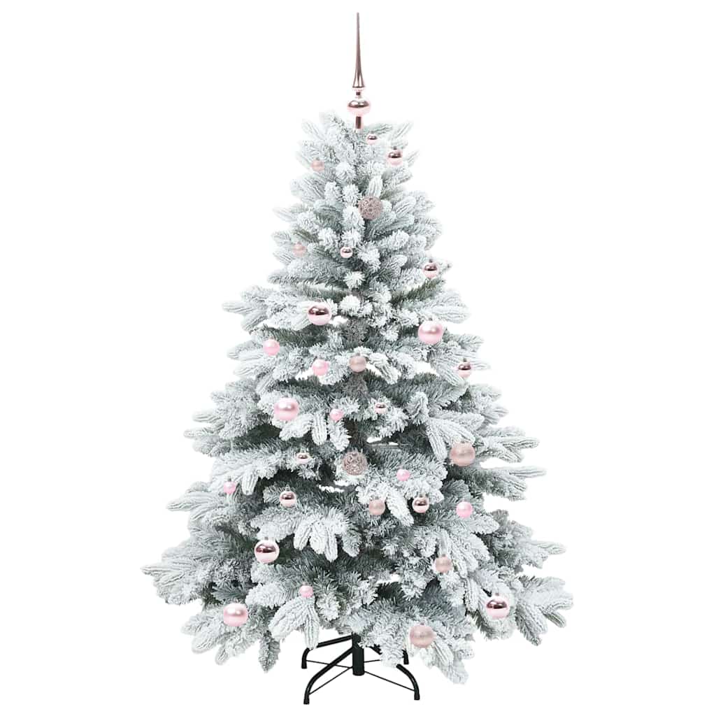 Albero di Natale artificiale con 150 LED Bianco 150 cm PE e PVC