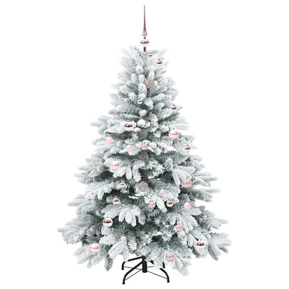 Albero di Natale artificiale con 150 LED Bianco 150 cm PE e PVC