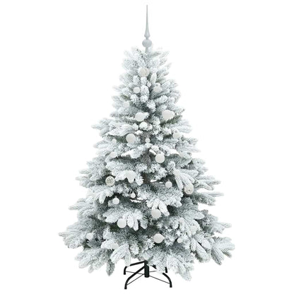 Albero di Natale artificiale con 150 LED Bianco 150 cm PE e PVC