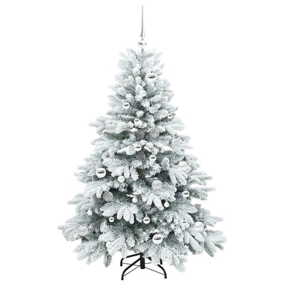 Albero di Natale artificiale con 150 LED Bianco 150 cm PE e PVC