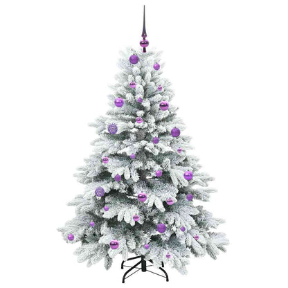 Albero di Natale artificiale con 150 LED Bianco 150 cm PE e PVC