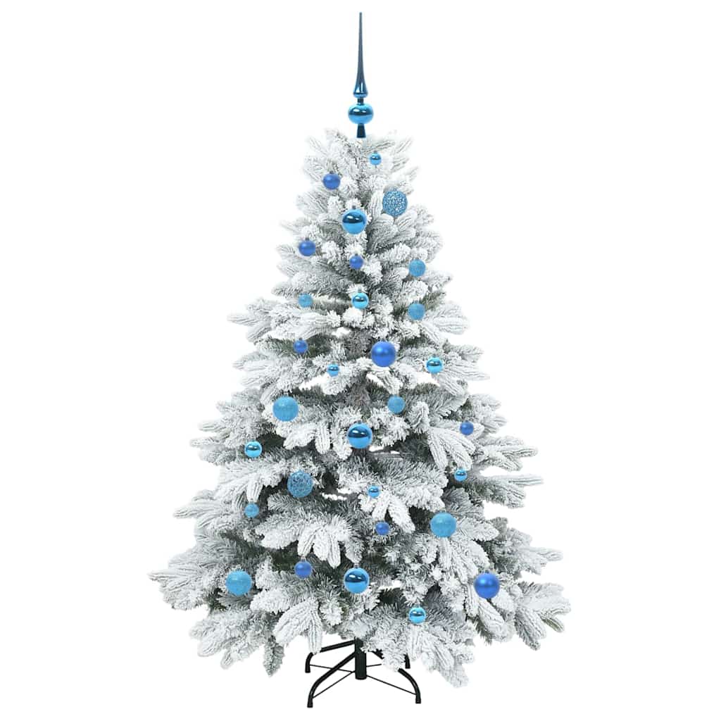 Albero di Natale artificiale con 150 LED Bianco 150 cm PE e PVC
