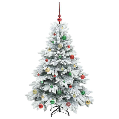 Albero di Natale artificiale con 150 LED Bianco 150 cm PE e PVC