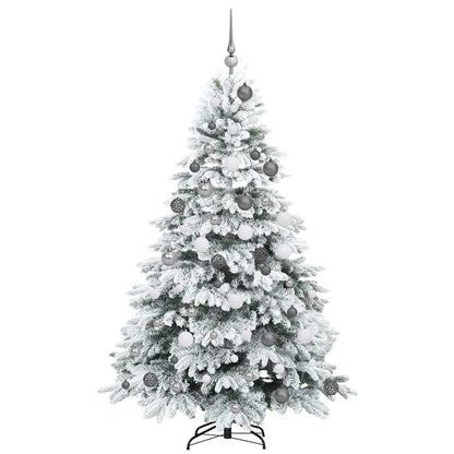 Albero di Natale artificiale con 300 LED Bianco 180 cm PE e PVC | homemem39