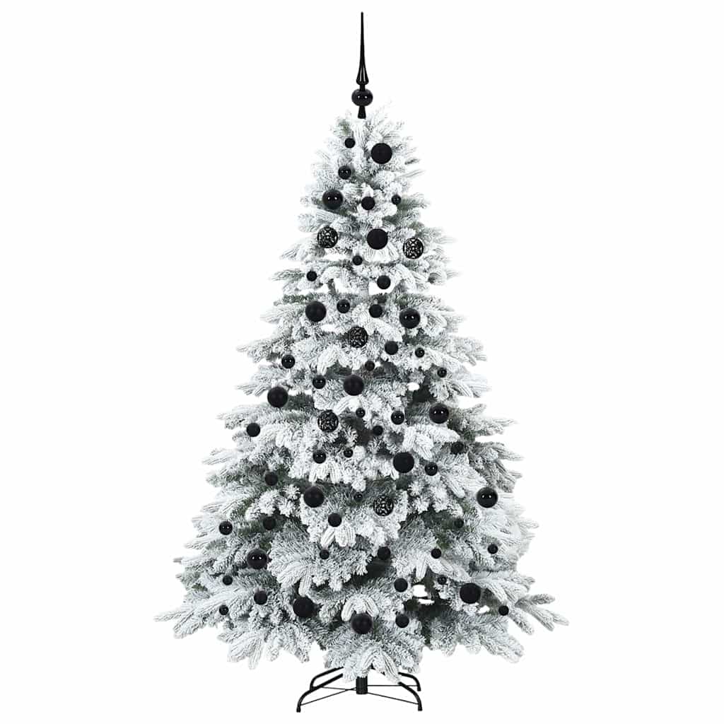 Albero di Natale artificiale con 300 LED Bianco 180 cm PE e PVC
