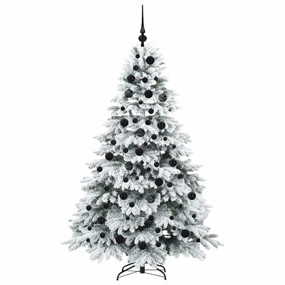 Albero di Natale artificiale con 300 LED Bianco 180 cm PE e PVC