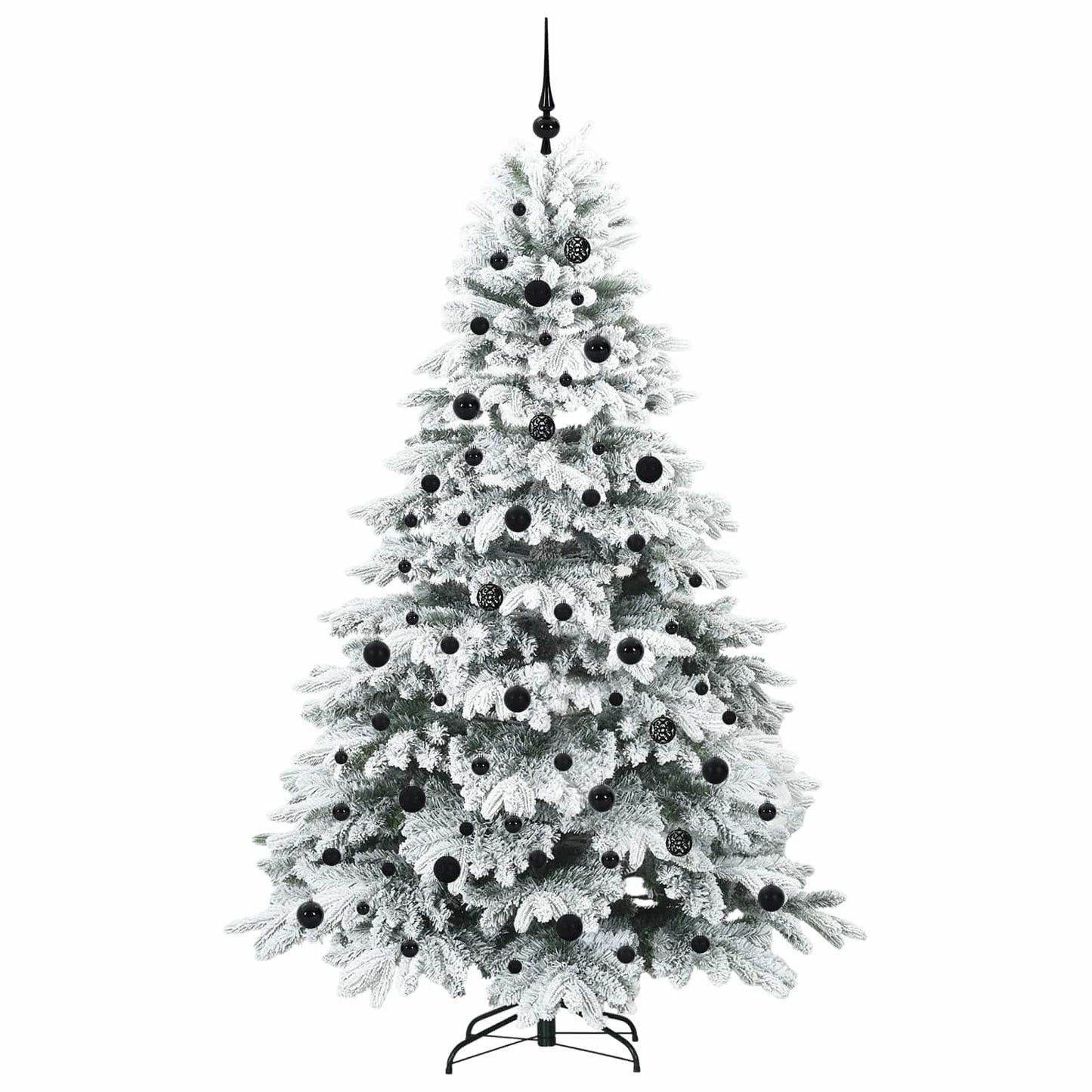 Albero di Natale artificiale con 300 LED Bianco 210 cm PE e PVC