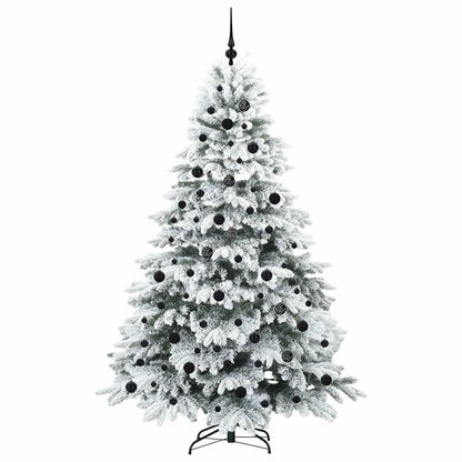 Albero di Natale artificiale con 300 LED Bianco 210 cm PE e PVC
