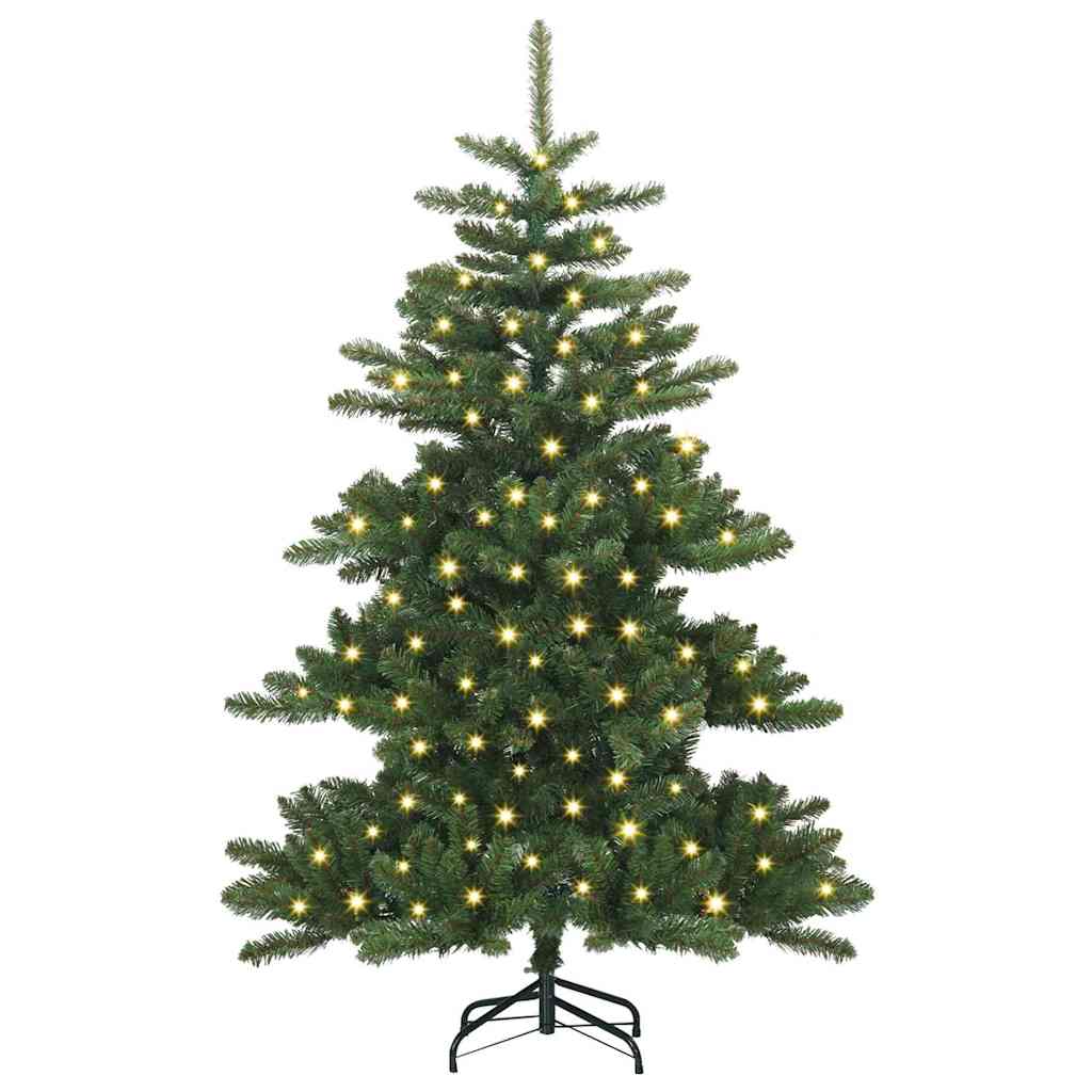 Albero di Natale Artificiale con Rami Pieghevoli Verde 150 cm
