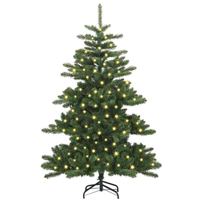 Albero di Natale Artificiale con Rami Pieghevoli Verde 150 cm