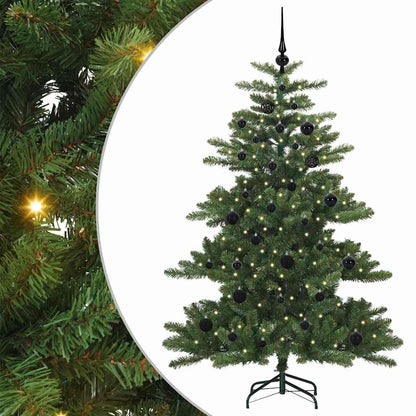 Albero di Natale Artificiale con Rami Pieghevoli Verde 150 cm