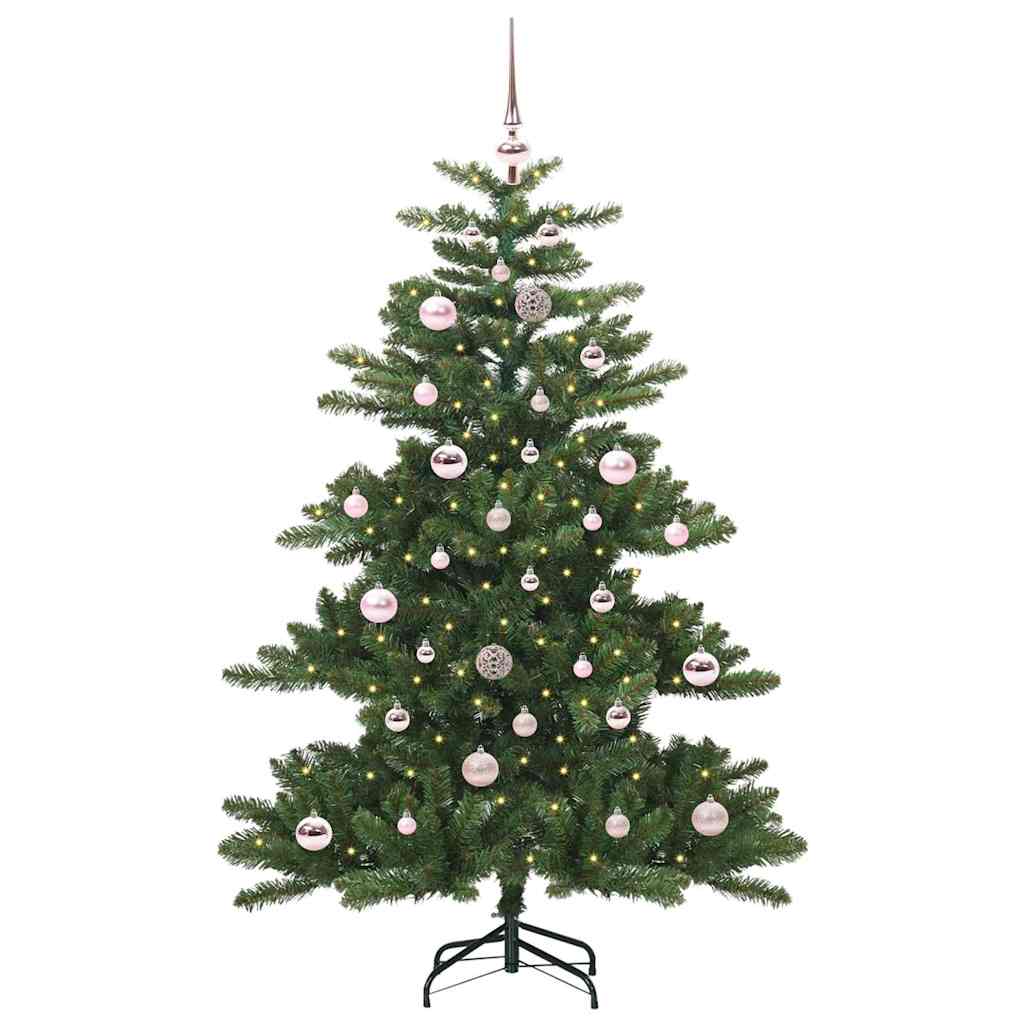 Albero di Natale Artificiale con Rami Pieghevoli Verde 150 cm