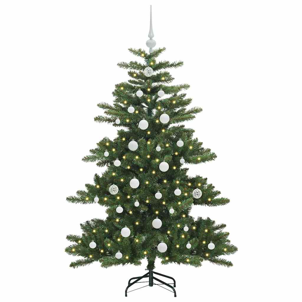 Albero di Natale Artificiale con Rami Pieghevoli Verde 150 cm