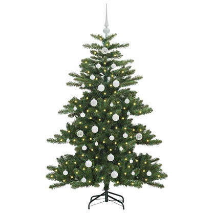 Albero di Natale Artificiale con Rami Pieghevoli Verde 150 cm
