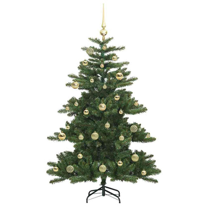 Albero di Natale Artificiale con Rami Pieghevoli Verde 150 cm