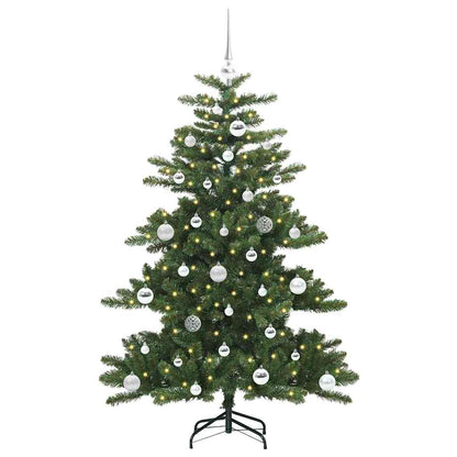 Albero di Natale Artificiale con Rami Pieghevoli Verde 150 cm