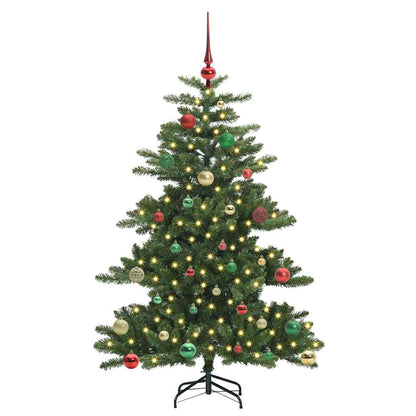 Albero di Natale Artificiale con Rami Pieghevoli Verde 150 cm
