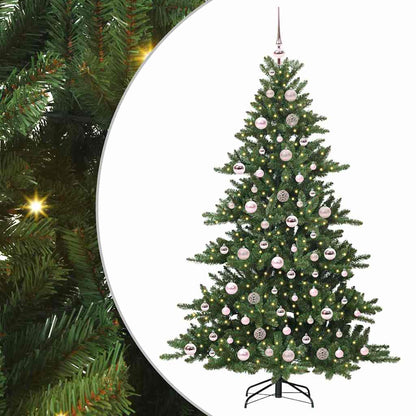 Albero di Natale Artificiale con Rami Pieghevoli Verde 180 cm