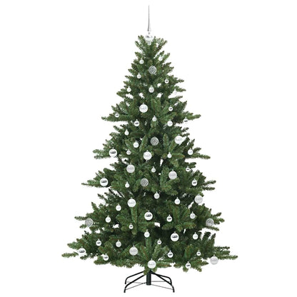 Albero di Natale Artificiale con Rami Pieghevoli Verde 180 cm