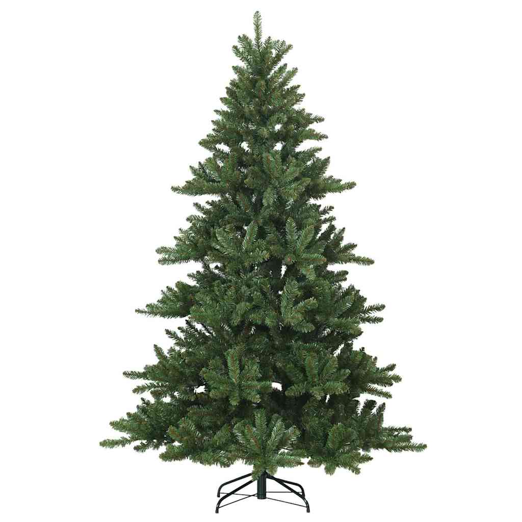 Albero di Natale Artificiale con Rami Pieghevoli Verde 180 cm