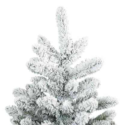 Albero di Natale Artificiale con Rami Pieghevoli Bianco 150 cm