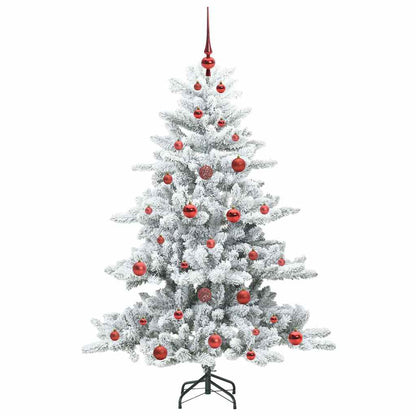 Albero di Natale Artificiale con Rami Pieghevoli Bianco 150 cm