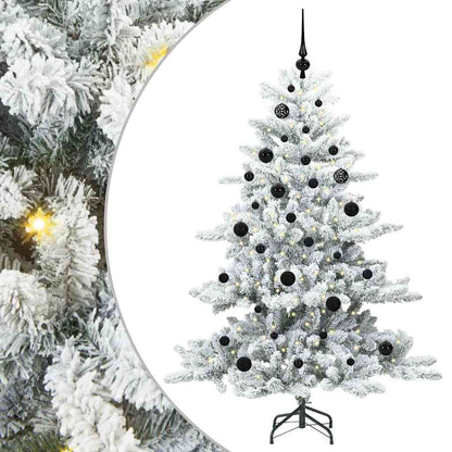 Albero di Natale Artificiale con Rami Pieghevoli Bianco 150 cm