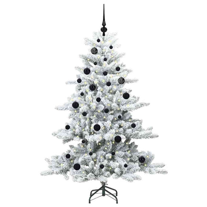 Albero di Natale Artificiale con Rami Pieghevoli Bianco 150 cm