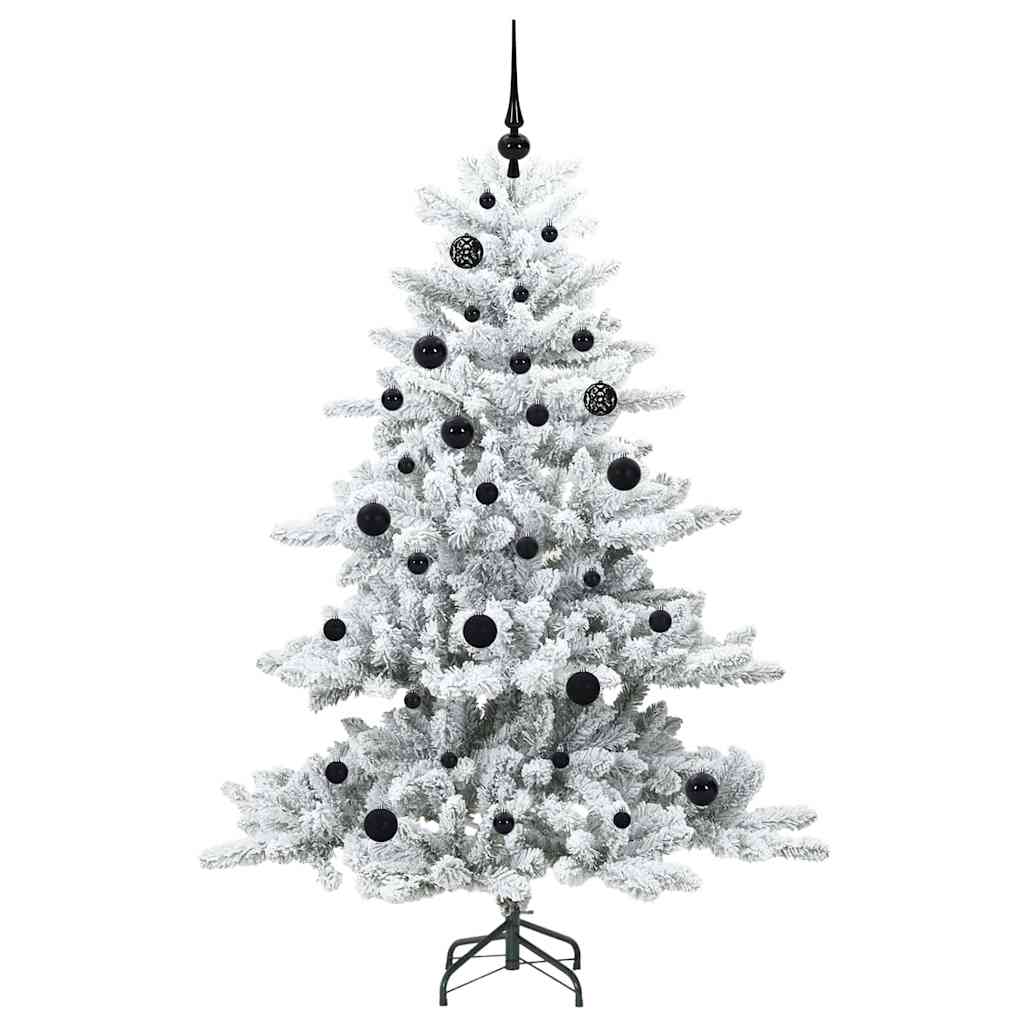 Albero di Natale Artificiale con Rami Pieghevoli Bianco 150 cm