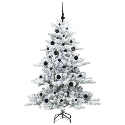 Albero di Natale Artificiale con Rami Pieghevoli Bianco 150 cm