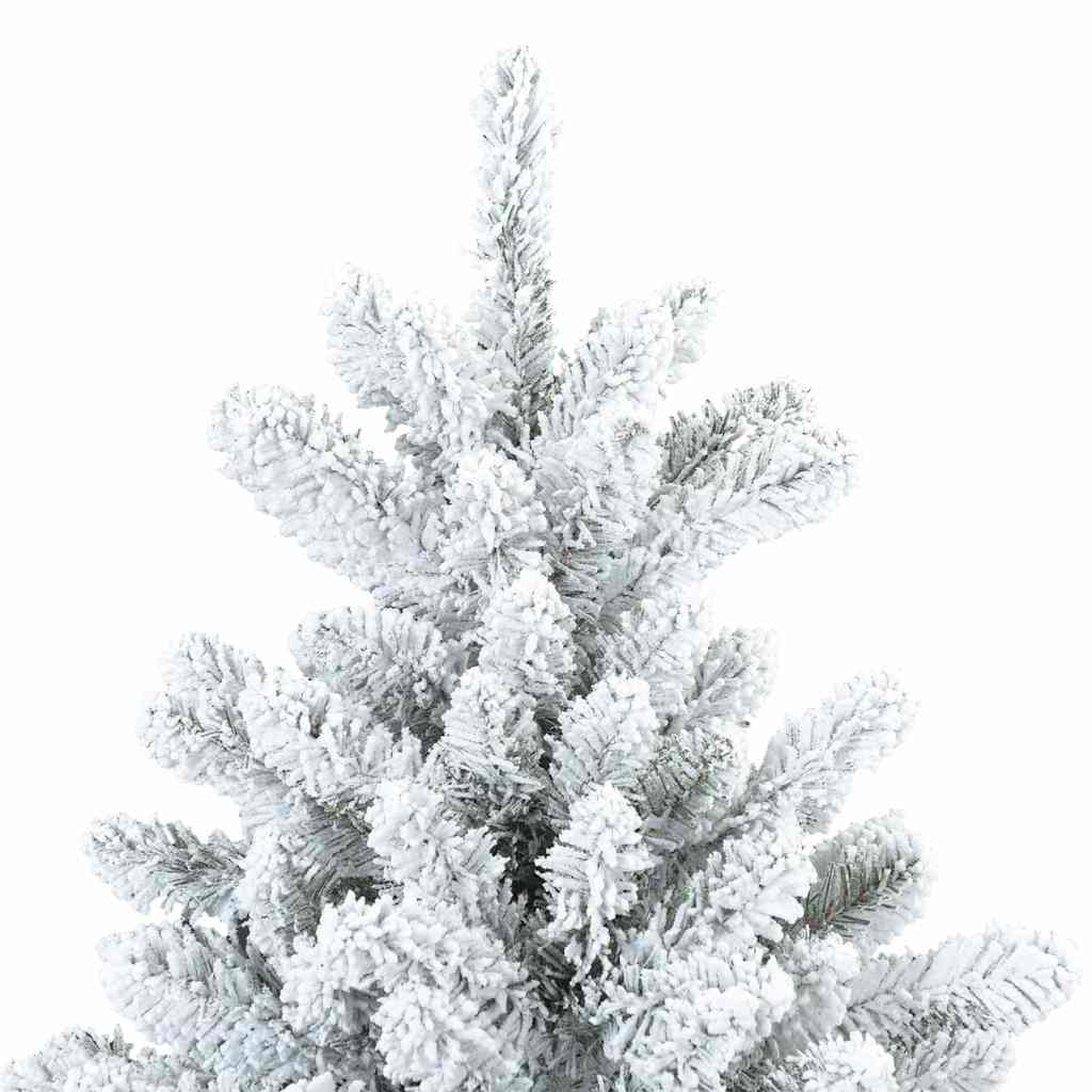 Albero di Natale Artificiale con Rami Pieghevoli Bianco 180 cm