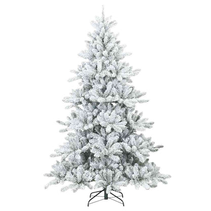 Albero di Natale Artificiale con Rami Pieghevoli Bianco 210 cm