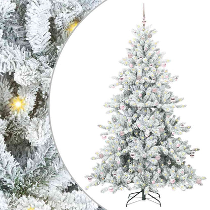 Albero di Natale Artificiale con Rami Pieghevoli Bianco 240 cm | homemem39