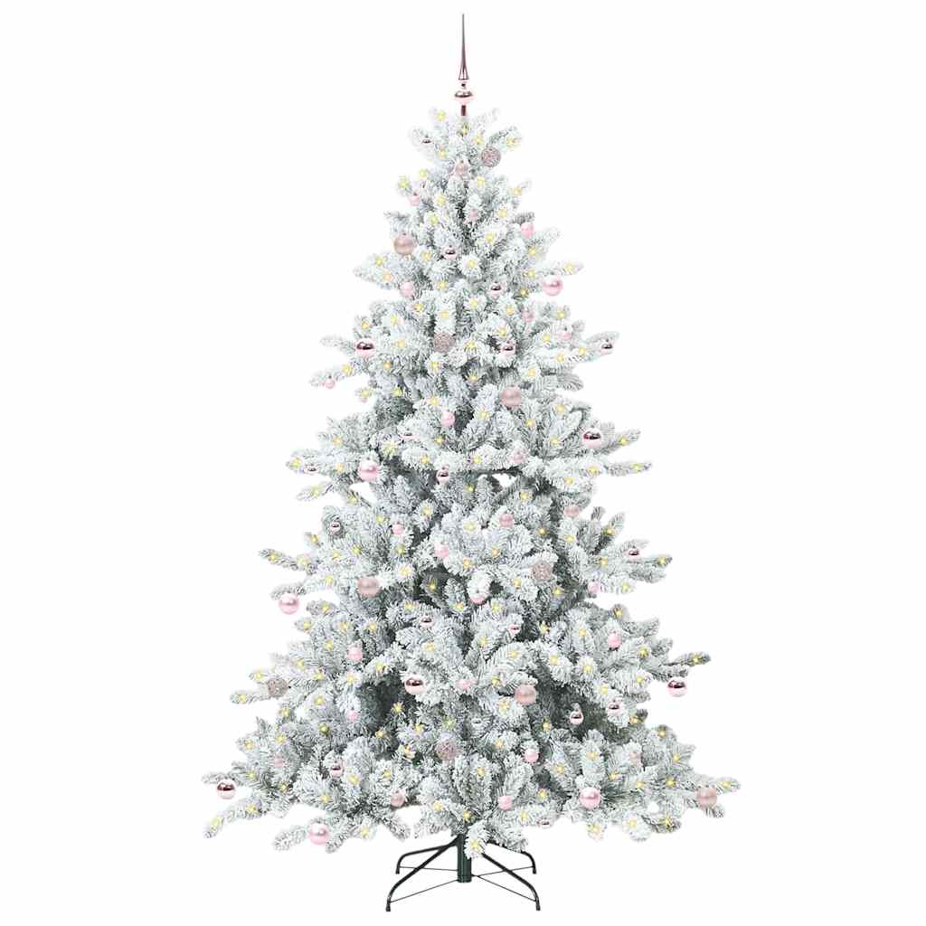 Albero di Natale Artificiale con Rami Pieghevoli Bianco 240 cm | homemem39