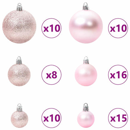 Albero di Natale Artificiale con Rami Pieghevoli Bianco 240 cm | homemem39