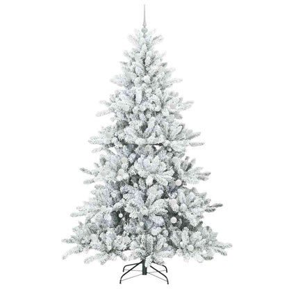 Albero di Natale Artificiale con Rami Pieghevoli Bianco 240 cm