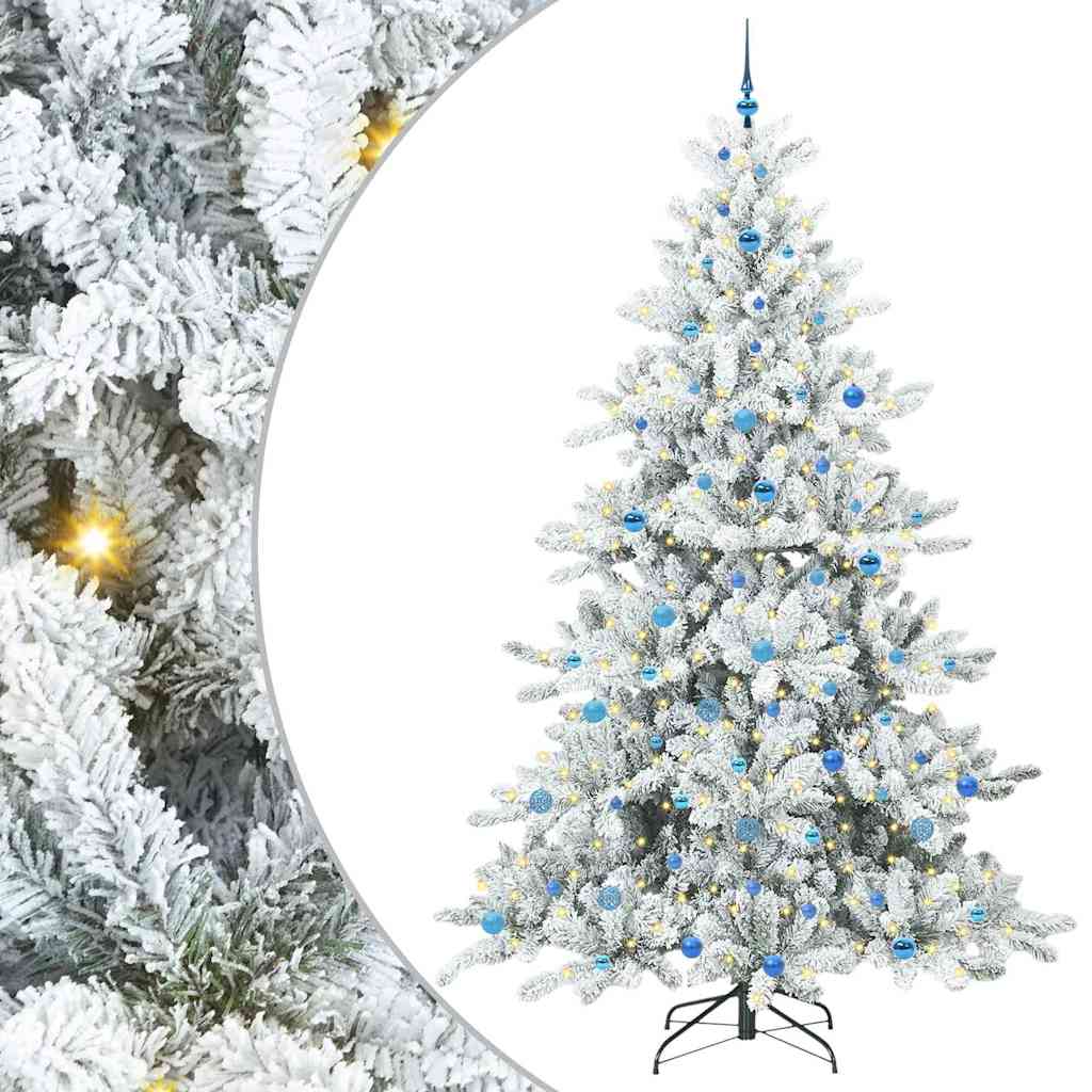 Albero di Natale Artificiale con Rami Pieghevoli Bianco 240 cm | homemem39