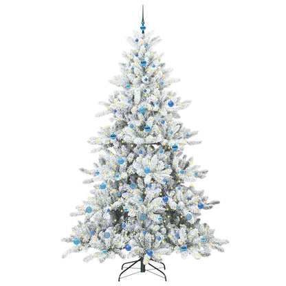 Albero di Natale Artificiale con Rami Pieghevoli Bianco 240 cm | homemem39