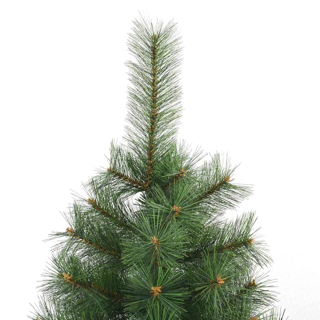 Albero di Natale artificiale con 150 LED Verde 150 cm PE e PVC