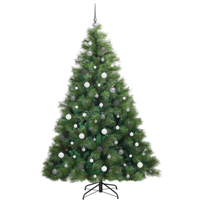 Albero di Natale artificiale con 300 LED Verde 210 cm PE e PVC | homemem39