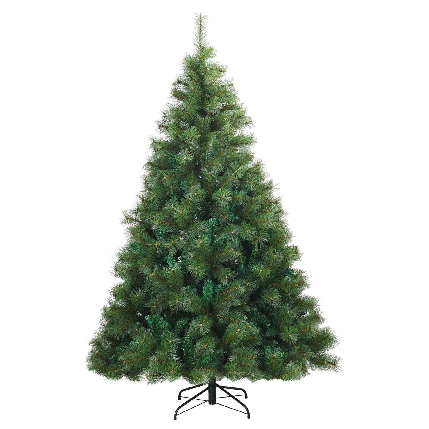 Albero di Natale artificiale con 300 LED Verde 210 cm PE e PVC | homemem39