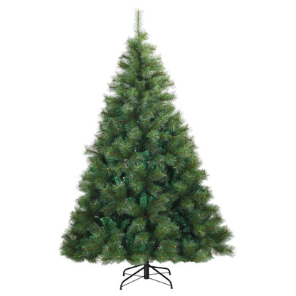 Albero di Natale artificiale con 300 LED Verde 210 cm PE e PVC | homemem39