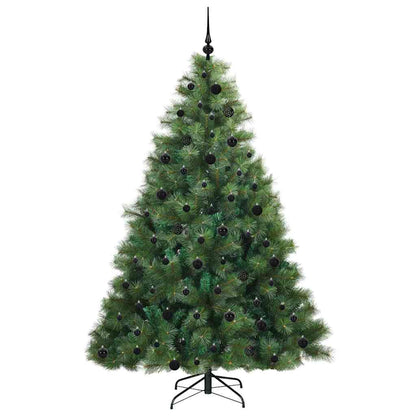 Albero di Natale artificiale con 300 LED Verde 210 cm PE e PVC | homemem39
