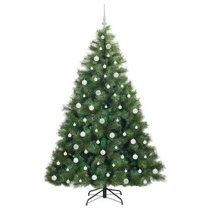 Albero di Natale artificiale con 300 LED Verde 210 cm PE e PVC | homemem39
