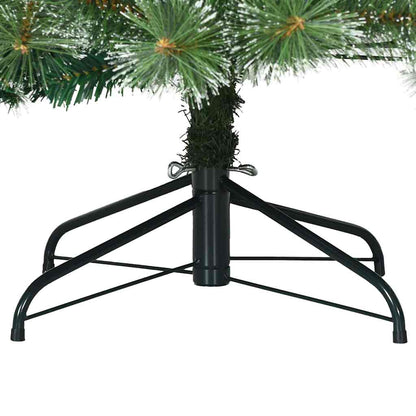 Albero di Natale artificiale con 150 LED Verde 120 cm PE e PVC