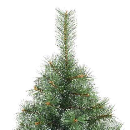 Albero di Natale artificiale con 150 LED Verde 120 cm PE e PVC