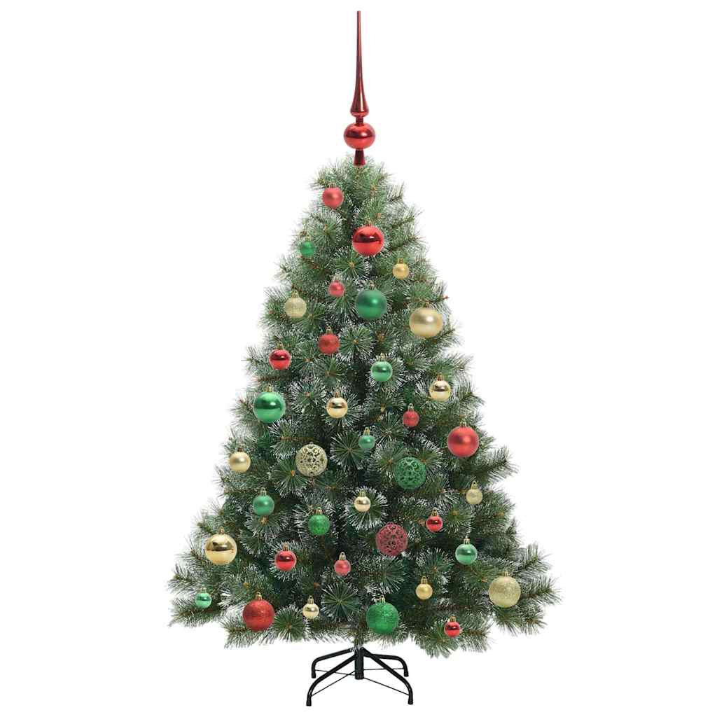 Albero di Natale artificiale con 150 LED Verde 120 cm PE e PVC | homemem39